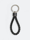 Intrecciato Key Holder Black - BOTTEGA VENETA - BALAAN.