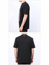 printed short sleeve t-shirt black - LANVIN - BALAAN 4