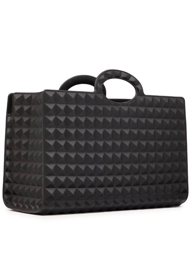 Men's Le Troisieme Studded Tote Bag Black - VALENTINO - BALAAN 8