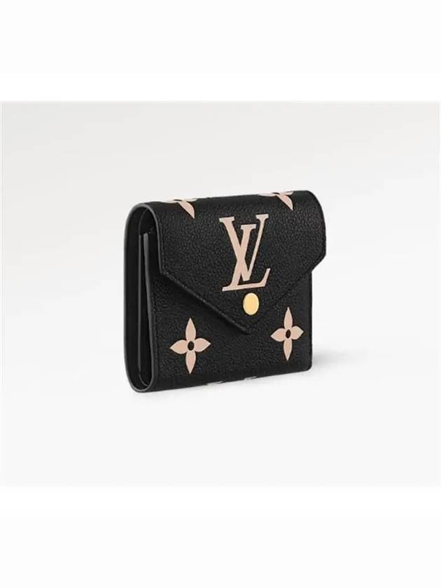 Victorine Monogram Half Wallet Black - LOUIS VUITTON - BALAAN 3