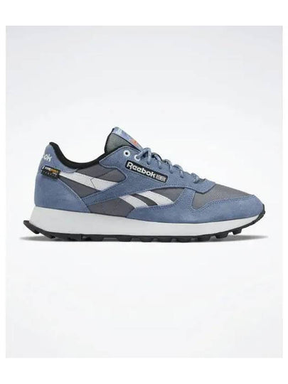 Classic Leather Low Top Sneakers Grey Blue - REEBOK - BALAAN 2