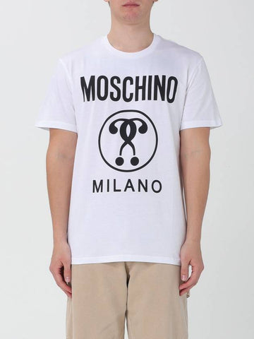 T-shirt Moschino Couture in cotone con logo - MOSCHINO - BALAAN 1