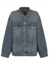 Balenciaga oversized denim jacket - BALENCIAGA - BALAAN 2