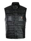 Ollon Down Vest Black - MONCLER - BALAAN 2