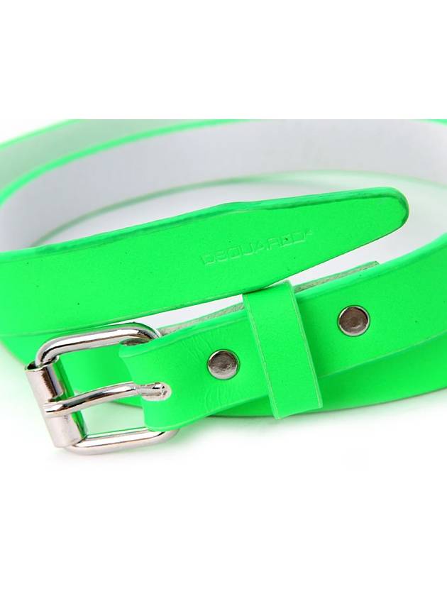 leather belt green - DSQUARED2 - BALAAN 4