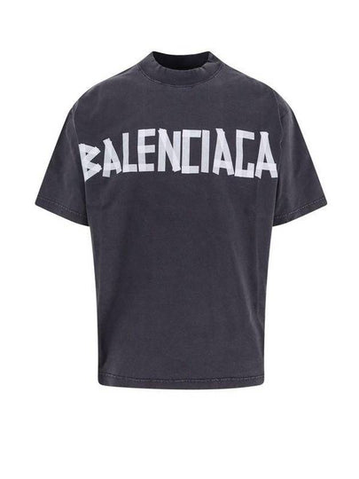 Logo Short Sleeve T-Shirt Black - BALENCIAGA - BALAAN 2