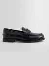 Brushed Leather Penny Loafers Black - MIU MIU - BALAAN 5