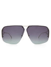 Cut Out Aviator Sunglasses Blue - BOTTEGA VENETA - BALAAN.