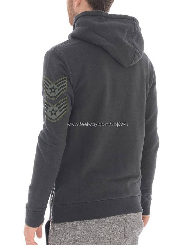 Men's Emblem Patch Stars and Stripes Hood W4HJ642C619B175 - BALMAIN - BALAAN 9