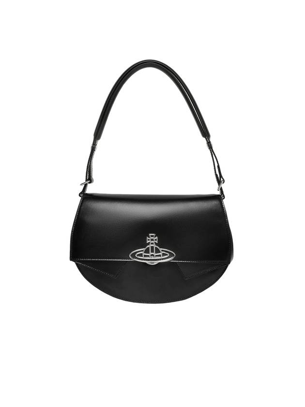 ORB Logo Shoulder Bag Black - VIVIENNE WESTWOOD - BALAAN 1