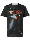 Space Print Cotton Short Sleeve T-Shirt Black - MAISON MARGIELA - BALAAN 3