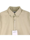 Cotton Oxford Long Sleeve Shirt Green - BURBERRY - BALAAN 6