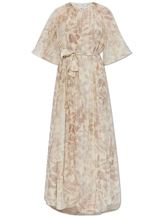 Forte_forte Dress With A Waist Belt, Women's, Cream - FORTE FORTE - BALAAN 1