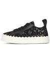 Lauren Lace Low Top Sneakers Black - CHLOE - BALAAN 5