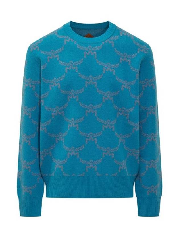 MCM Sweater MHEEAMM02 E4 BLUE - MCM - BALAAN 1