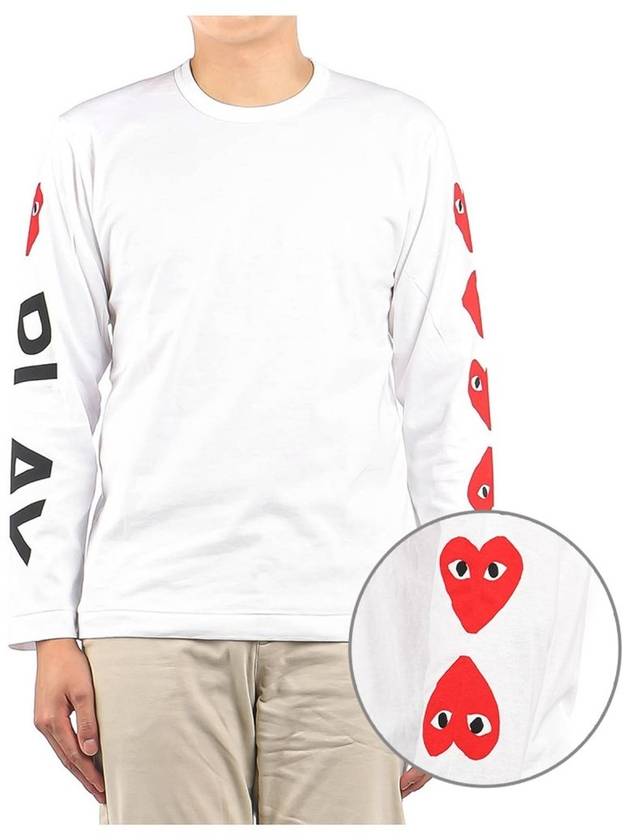 P1T262 WHITE Men s Long Sleeve T Shirt - COMME DES GARCONS - BALAAN 1