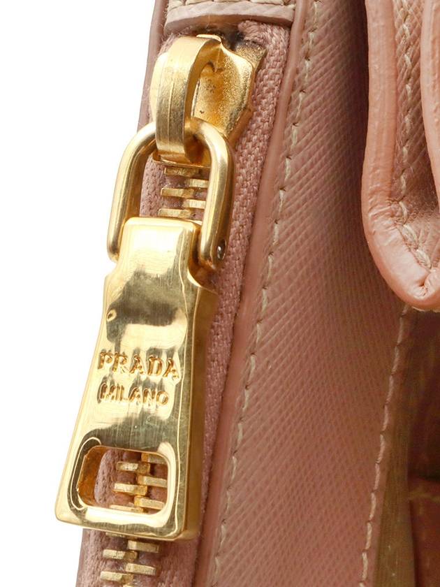 Pink Beige Saffiano Lux Gold Triangle 2WAY BN2274 - PRADA - BALAAN 9