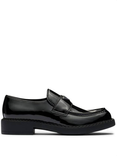 Patent Leather Loafers Black - PRADA - BALAAN 1