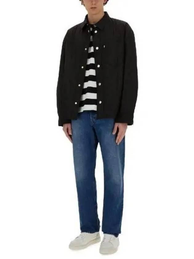 De Coeur Padded Over Long Sleeve Shirt Black - AMI - BALAAN 5