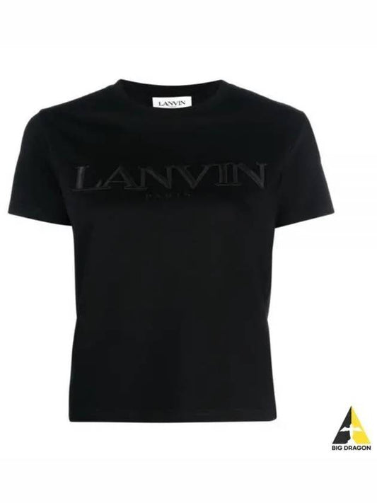 RWTS0030J208 10 Logo embroidered short sleeve t shirt - LANVIN - BALAAN 1