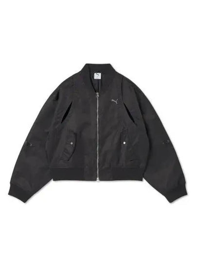 Dare To Woven Bomber Jacket Black - PUMA - BALAAN 2