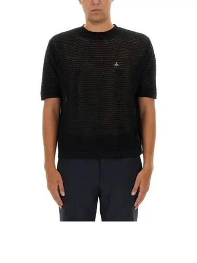 Julian Cotton Knit Top Black - VIVIENNE WESTWOOD - BALAAN 2