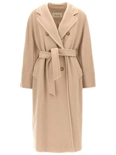 Belted Button Up Double Coat Beige - MAX MARA - BALAAN 2