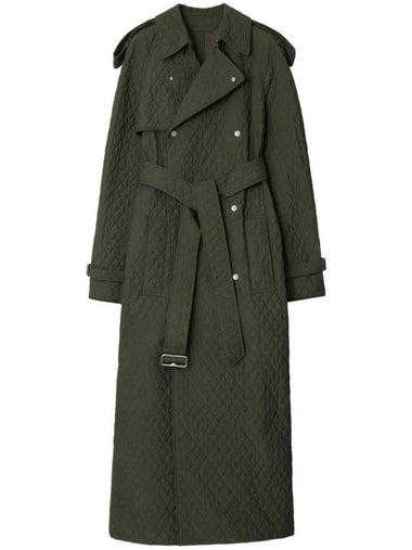 Double Breasted Quilted Trench Coat Loch - BURBERRY - BALAAN 1