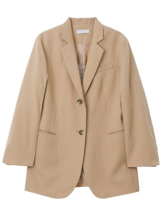Women's Wool Gabardine 100% Low-E Jacket Beige - RS9SEOUL - BALAAN 1