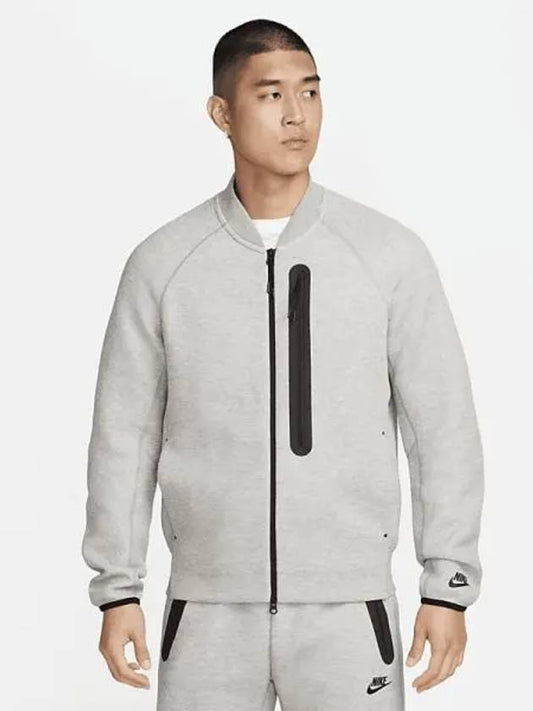 Sportswear Tech Fleece Bomber Jacket Dark Grey - NIKE - BALAAN 2