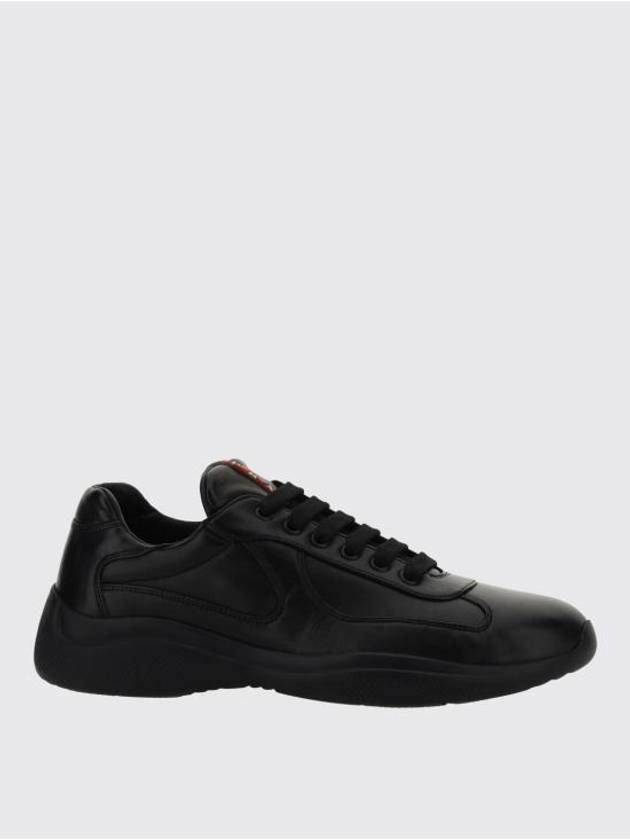 America's Cup Patent Leather Low Top Sneakers Black - PRADA - BALAAN 2