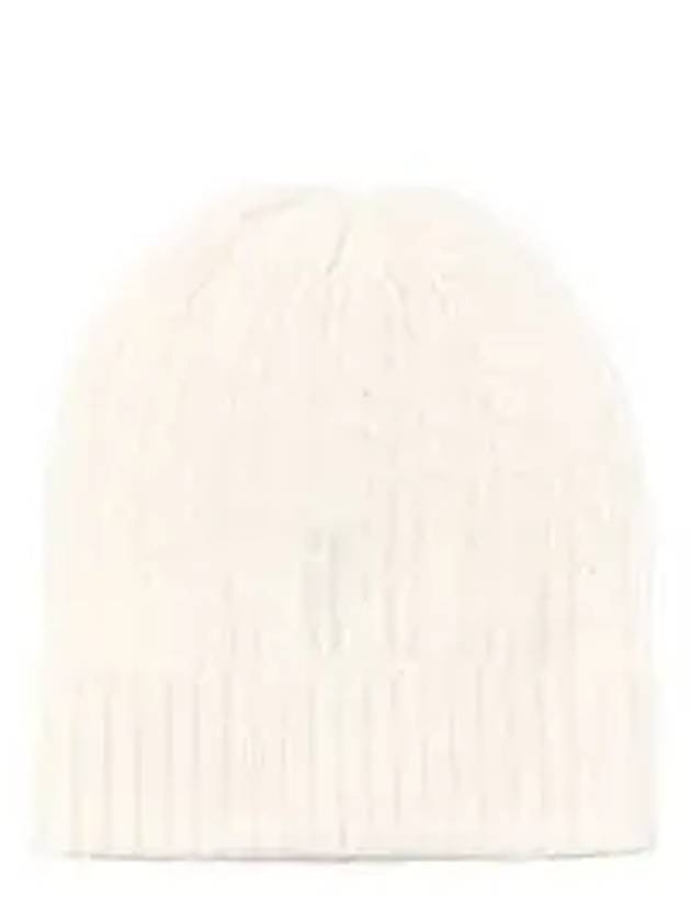 White Neutro Cashmere Beanie 011 - MAX MARA - BALAAN 5