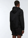 Triangle Logo Re-Nylon Bomber Jacket Black - PRADA - BALAAN 4