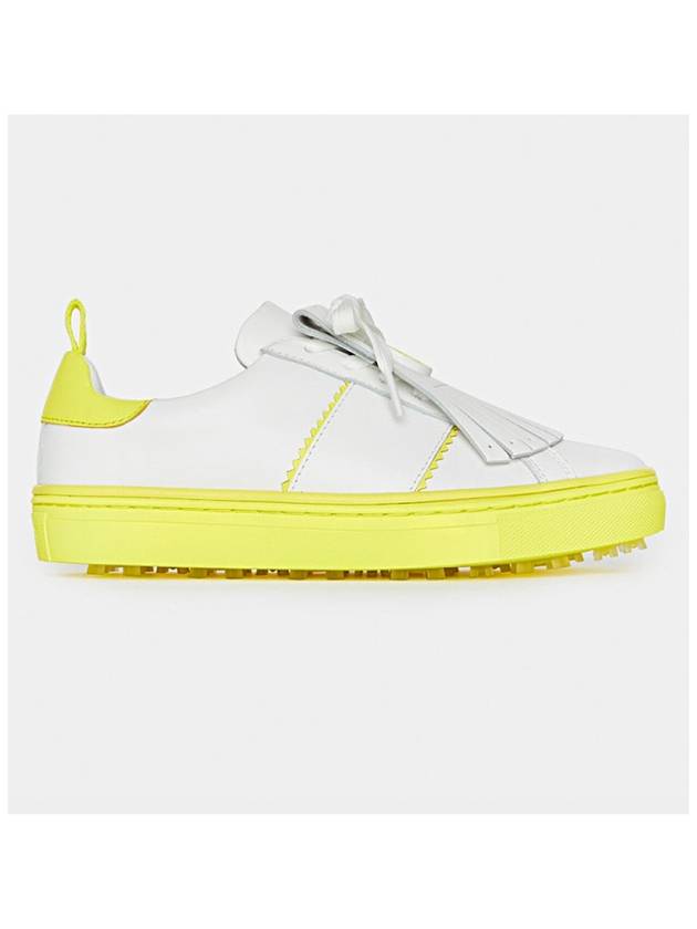 Contrast Accent Kiltie Durf Golf Spikeless Yellow White - G/FORE - BALAAN 2