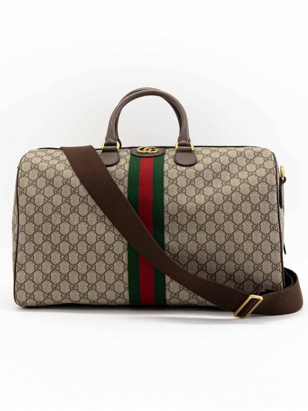 Ophidia GG Carry On Medium Duffel Bag Beige - GUCCI - BALAAN 3