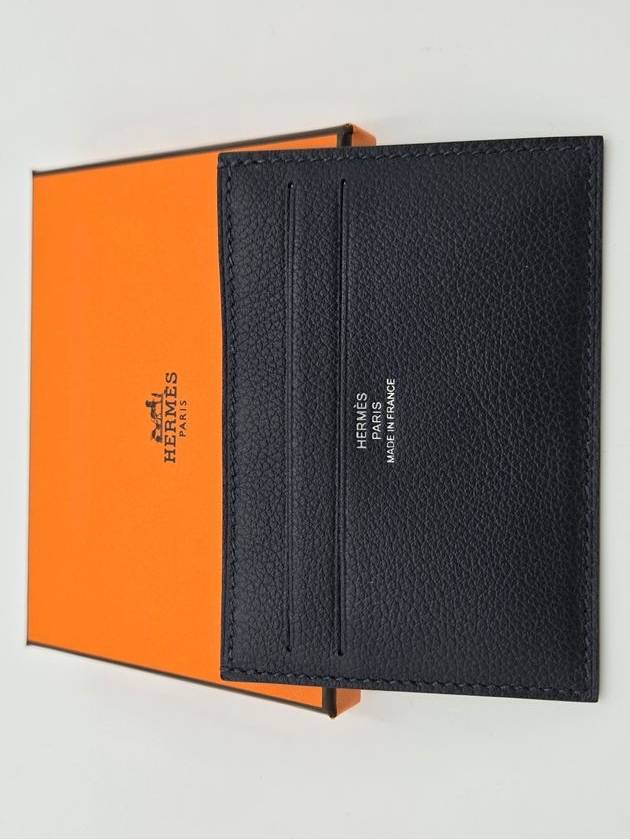 Citizen Twill Card Wallet Caban Blue Sapphire - HERMES - BALAAN 4