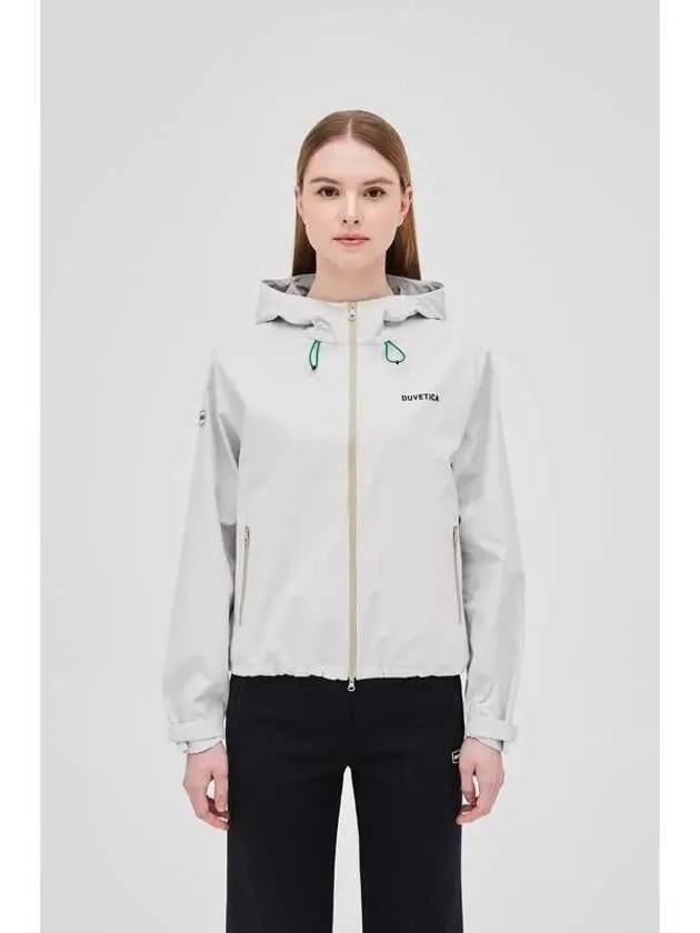 Aloy Dark IvoryWomen s Wind Jacket Ivory - DUVETICA - BALAAN 1