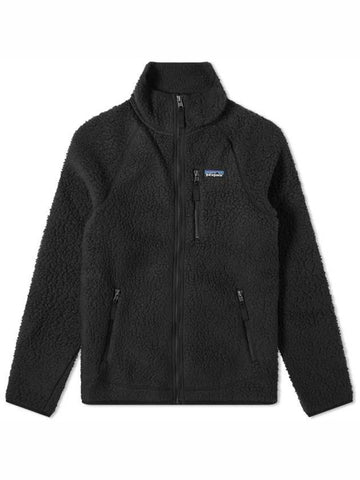 Retro Pile Fleece Zip-Up Jacket Black - PATAGONIA - BALAAN 1