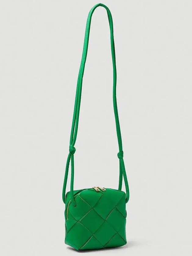 Cassette Intrecciato Mini Shoulder Bag Green - BOTTEGA VENETA - BALAAN 4