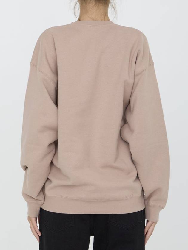 hooded sweatshirt 802001 Y36SW 9950 NUDE ROSE - SAINT LAURENT - BALAAN 5