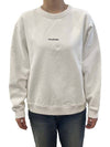 Mini Logo Crew Neck Sweatshirt White - ACNE STUDIOS - BALAAN 2