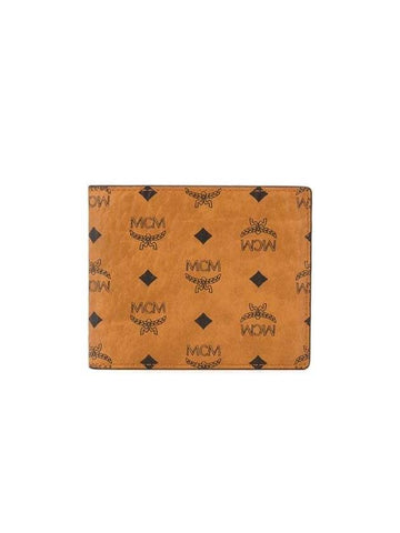 Monogram Small Bicycle Wallet Brown - MCM - BALAAN 1