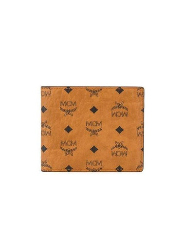 Monogram Small Half Wallet Brown - MCM - BALAAN 1