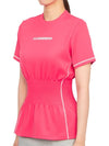 Kim short sleeve t-shirt pink - J.LINDEBERG - BALAAN 3