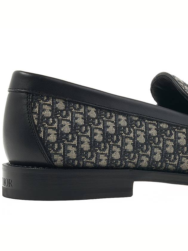 Essentials Granville Oblique Jacquard Loafer Black - DIOR - BALAAN 11