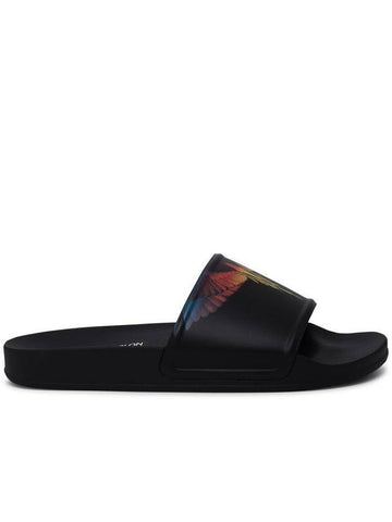 Red Wing Slippers Black - MARCELO BURLON - BALAAN.