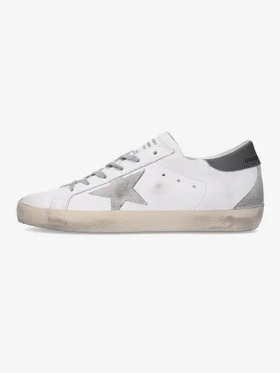 Superstar Leather Low Top Sneakers Grey White - GOLDEN GOOSE - BALAAN 2