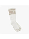 USC001 AW0015 271 De Coeur Heart Logo Striped Socks - AMI - BALAAN 5