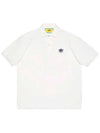 Adidas logo pique polo t shirt white 700497 E1442 - GUCCI - BALAAN 1