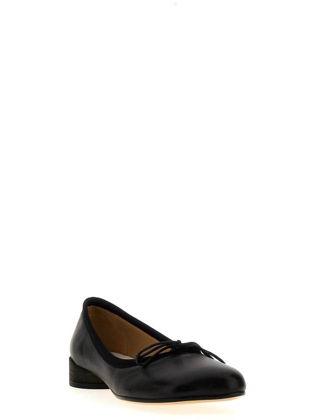 Leather Ballerina Flats Black - MAISON MARGIELA - BALAAN 3